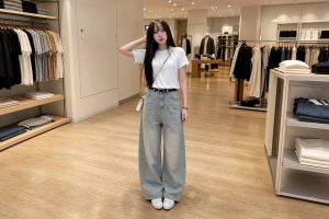 phối đồ với quần áo nữ basic