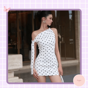 Váy lệch vai