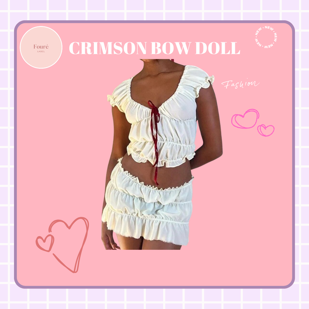 Crimson Bow Dol