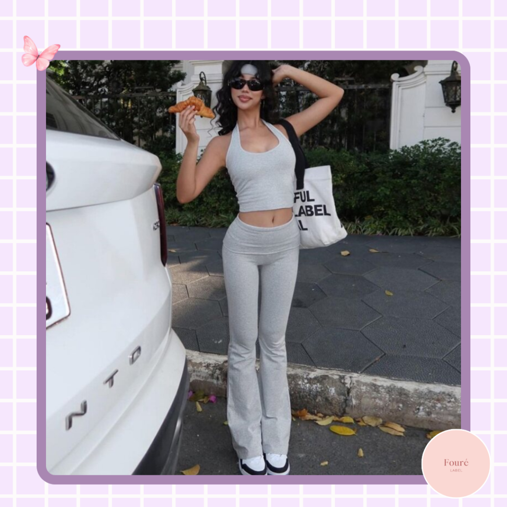 Người mẫu mặc quần áo nữ FoureLabel với outfit tối giản, dễ phối, giúp xây dựng tủ đồ thông minh và mặc đẹp mỗi ngày.