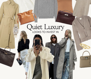 Quần áo nữ FoureLabel phong cách Quiet Luxury với outfit tối giản, hiện đại và tinh tế.
